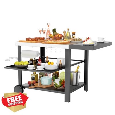 BBQMall 53''x24''x31'' Grill Cart