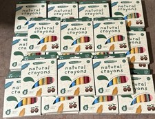 30x 8 Packs Sproutlings Natural Crayons Soy And Beeswax Blend, 8 Vibrant Colors