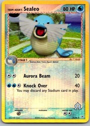 Team Aqua's Sealeo 31/95 Reverse Holo - EX Team Magma vs Team Aqua