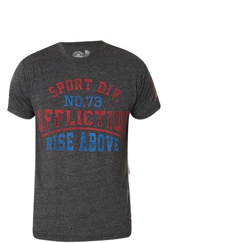 Футболка AFFLICTION Rise Above School Грау Футболки Херрен 4690₽