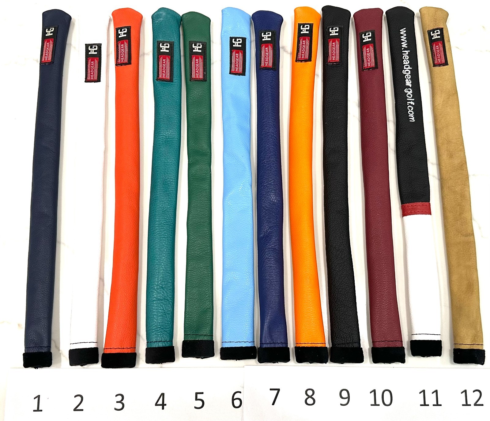 Real Leather Alignment Stick Covers-NEW Colors added-Choose 