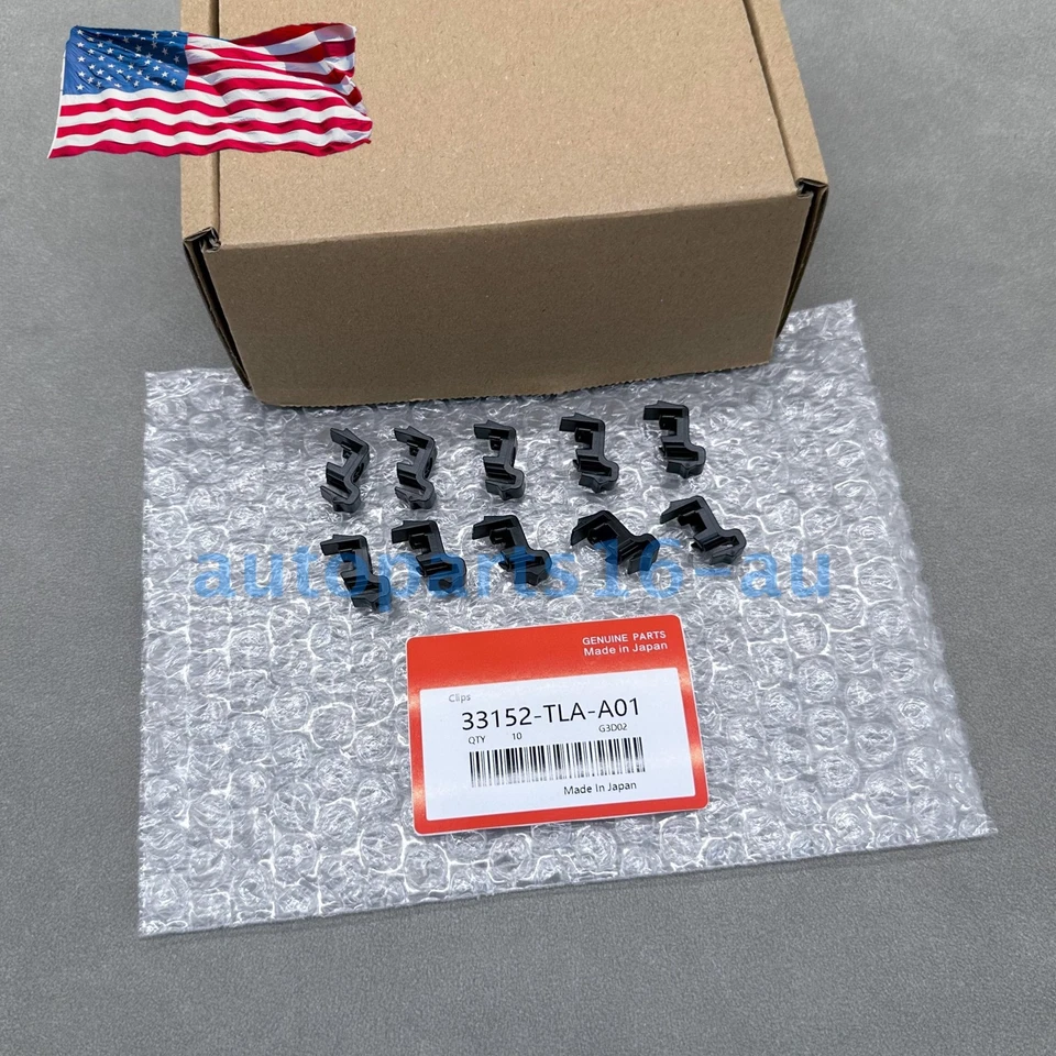 New Qty10 Headlamp Molding Clips FITS Honda CR-V CRV 33152-TLA-A01 2017-2020 Foto 2 de 4