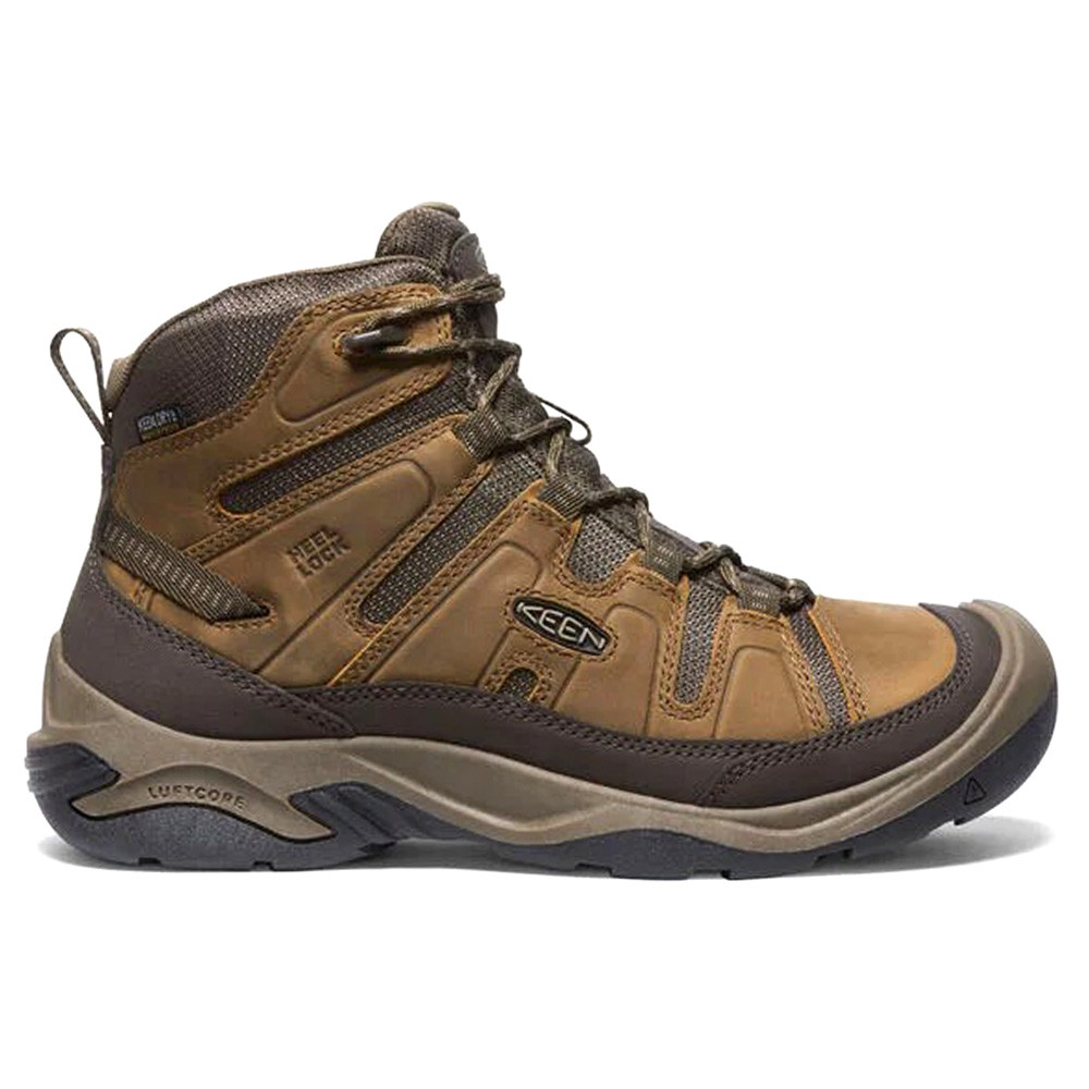 Keen Circadia Mid Waterproof Hiking Boots for Men in Brown - 1026769