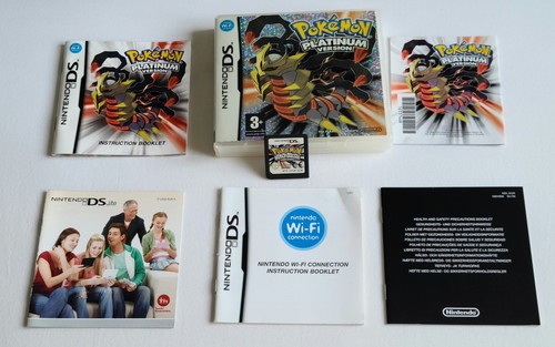 Pokemon Platinum Complete Nintendo DS Genuine CIB PAL NDS 2DS 3DS
