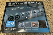 FOCUSRITE SAFFIRE PRO 14 AUDIO INTERFACE with...