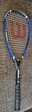 Wilson Hyper Carbon Surge Squash Racket Double Braid w Case Cover Pro Staff