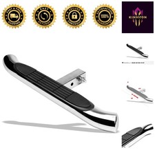 3 Polished Stainless Steel Hitch Step With Non-slip Pad For Class 4 Hitches
