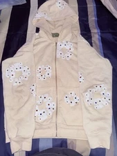 Denim Tears Hoodie Size Small,100% Cotton  Rhinestones