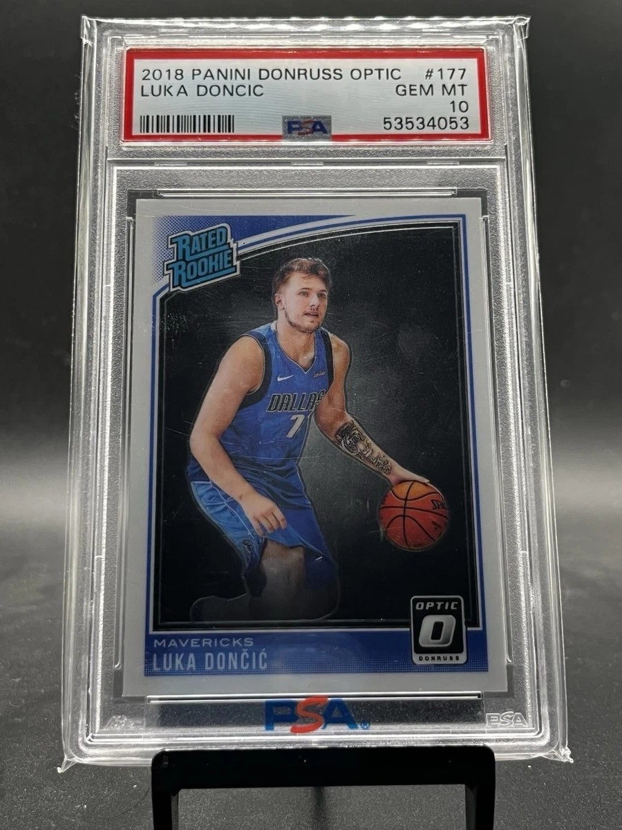 Luka Dončić 10 Graded Basketball Rookie Sports Trading Cards