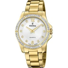 Festina F20596/1 Women's Mademoiselle Gold Tone Bracelet Watch