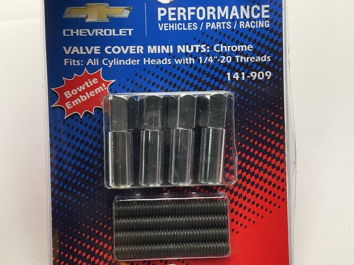 Proform Chrome Bowtie Valve Covers Wing Nuts 4-pc Proform Chrome Bowtie Valve Covers Wing Nuts 4-pc