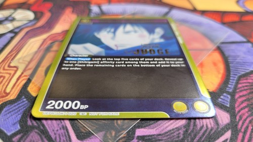Megumi Fushiguro Judge Pack Promo Prize UEPR/JJK-1-020 Union Arena Card English - Picture 2 of 4