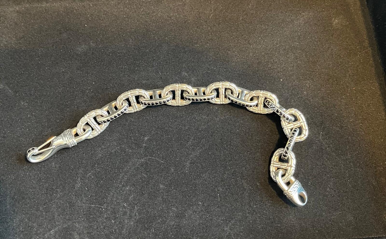 UNIQUE John Hardy Solid Silver & Black Sapphire B… - image 10