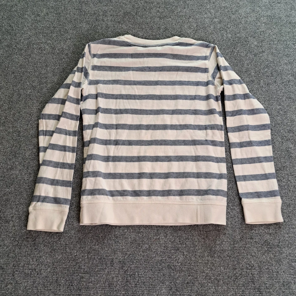 Sudadera Simply Basic Juvenil Talla 10 Azul Blanco Rayas Manga Larga Pullover Foto 2 de 4