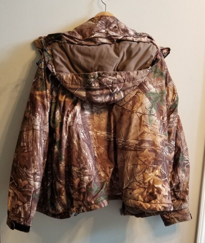 Cabela Outdoor Gear Hooded Jacket Advantage Wetland Insulated Camo X-Large - Picture 7 of 7