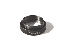 C-M25 C-Mount Male Camera to 25mm*0.75 M25 Microscope Female Thread Adapter Ring