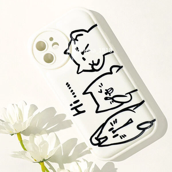 Divertida Funda Gato Para iPhone 14 13 12 11 Pro Max Plus Mini XR XS X SE 8 7 6 s Cubierta Foto 4 de 4
