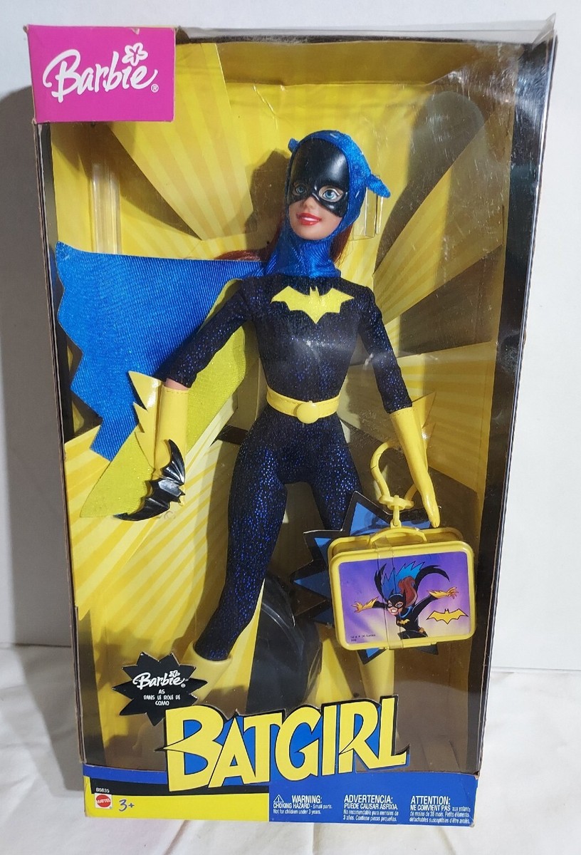 Barbie Doll 2005 BATGIRL Bat Girl Super Hero w/Key Chain Warner