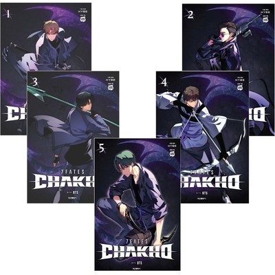 7FATES : CHAKHO Vol 1-5 Set Webtoon Book Manhwa Comics Manga HYBE with BTS