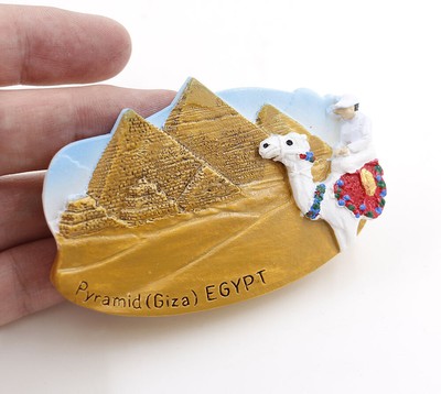 Pyramids of Giza Egypt Fridge Magnet 3D Resin Tourist Souvenir Gift High Quality