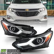 2018-2020 Chevy Equinox SUV HID/Xenon LED DRL Headlights HeadLamps Left+Right