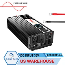 pure sine wave DC 36V to AC 120V inverter 2000W(peak power 4000W) for home