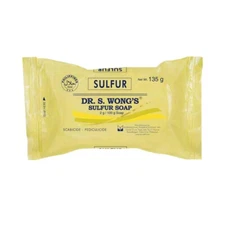 Dr. Wong Sulfur Soap Regular 135g, Beauty & Personal Care, Antifungal soap