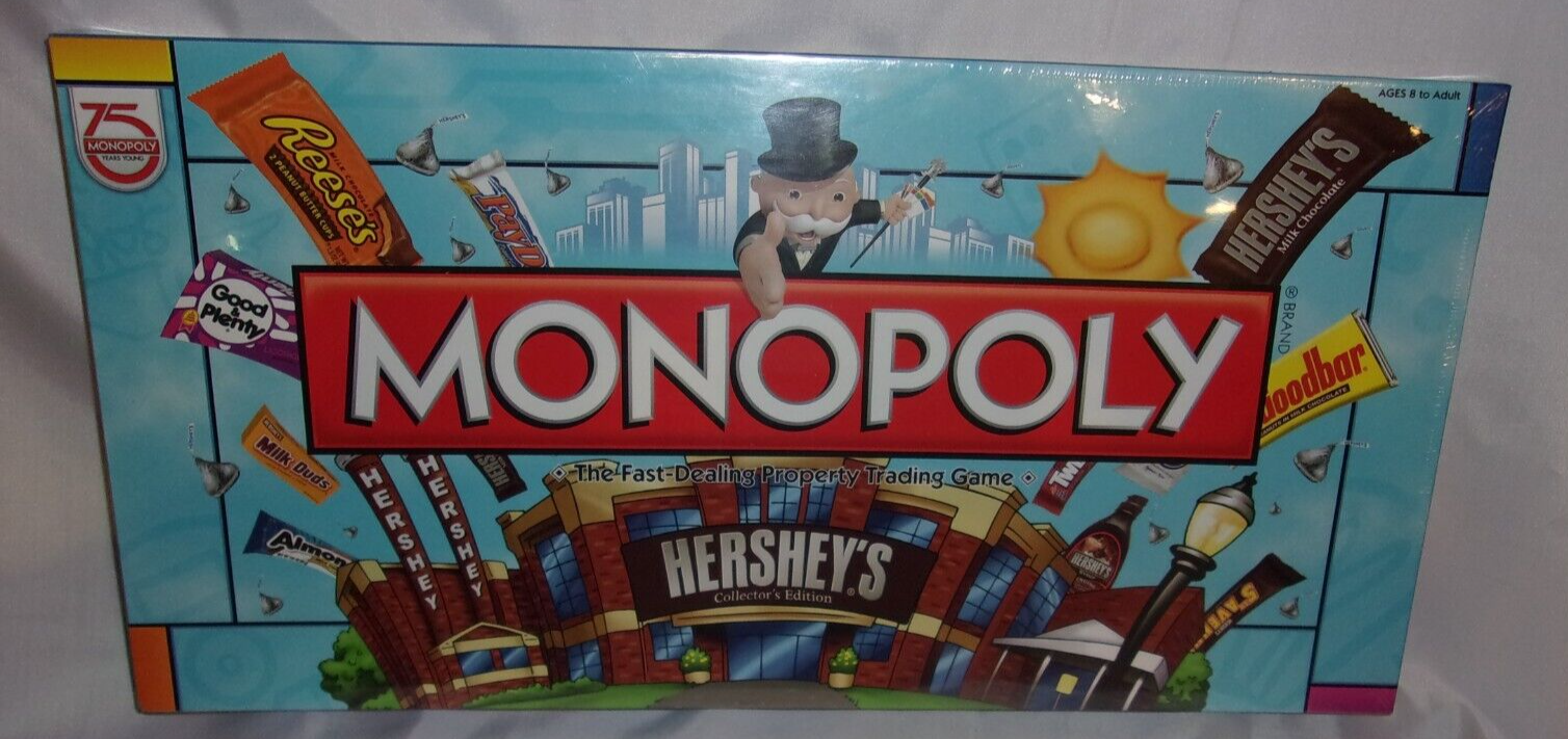 USAOpoly Monopoly Hershey's Collector's Edition-6 collectible tokens Rare