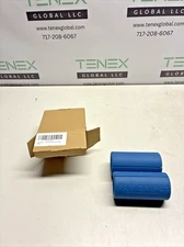 Lot of 2 Fat Gripz Blue 1.75" Rubber Bodybuilding Weightlifting Grips