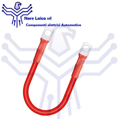 Cavo per batteria da 4 AWG, cavo inverter per batteria calibro 4 AWG con alette da