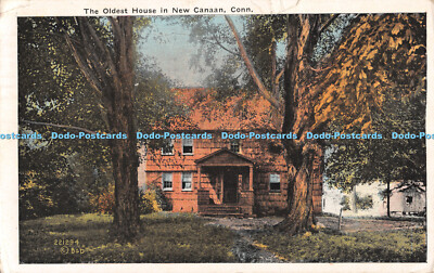 R483776 Conn Das älteste Haus in New Canaan Morris Berman New Process Chrom 1924