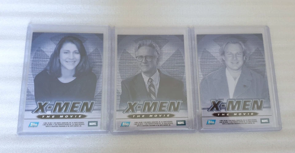 X-MEN THE MOVIE TOPPS AUTOGRAPH CARDS LOT - DONNER, KELLY, MYHRE (2000) - Image 2 of 2