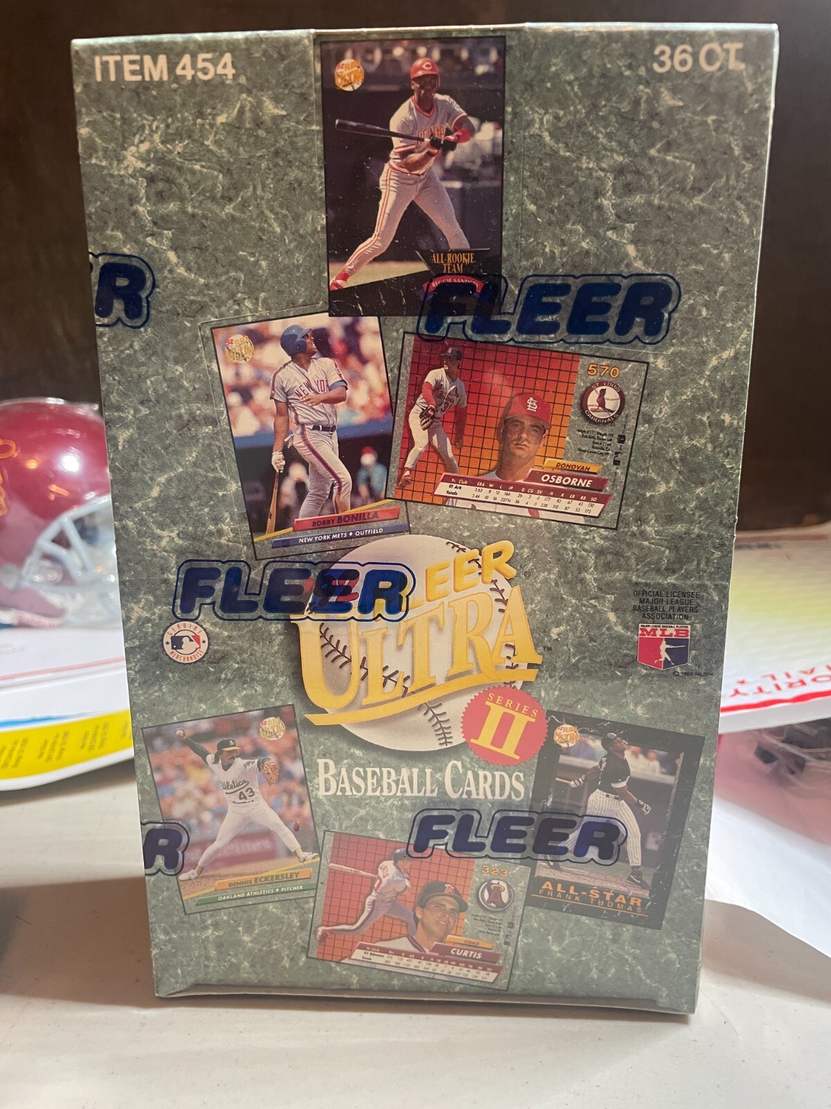 1992 Fleer Ultra Baseball Card Wax Pack Box Series 2 , Factory Sealed