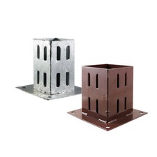 Timco Bolt Down Shoe Fence Garden Posts Fencing Clamp Quick Fit 75-100mm