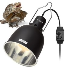 Reptile Light Fixture with Dimmable Switch5.5 inch Deep Dome Lamp Fixture for...