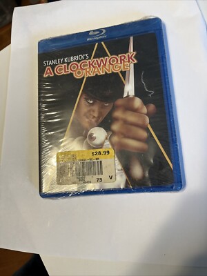 A CLOCKWORK ORANGE BLUE RAY SEALED WARNER BROS 2007 RELEASE