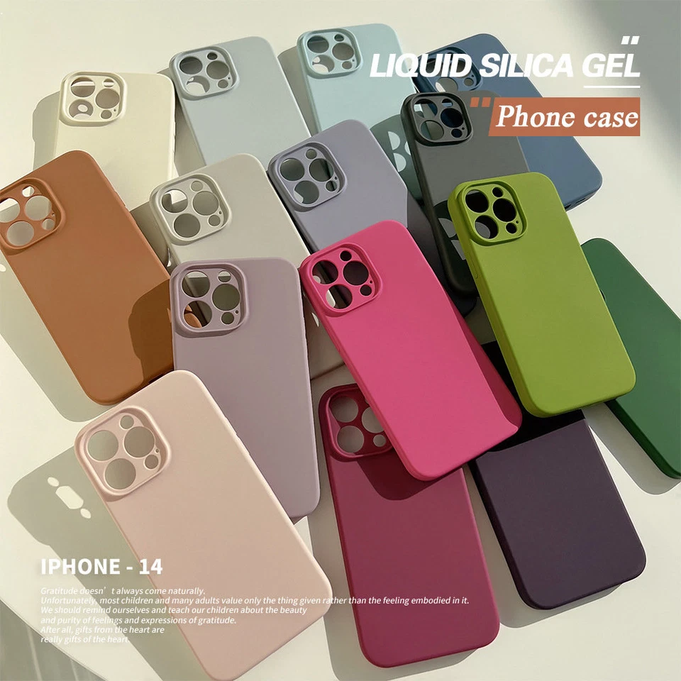 Liquid Silicone Phone Case for iPhone 17 16 15 14 13 12 11Pro ProMax Shockproof - Image 2 of 4