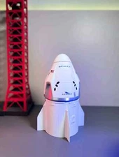 1/30 Scale SpaceX F9 Dragon Capsule Painted Model 3D Print H:25cm/10inches