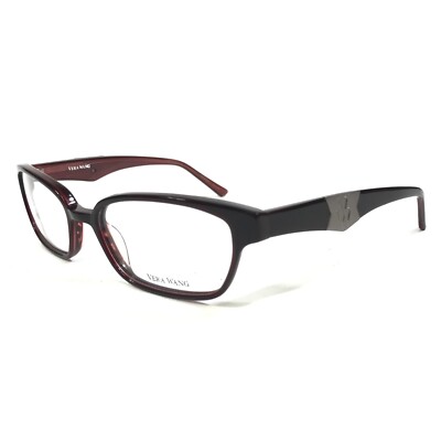 Vera Wang Burgundy/Red Eyeglass Frames VERA WANG V068 BU NOS Burgundy Red Polished Eyeglasses Frame  main image 4