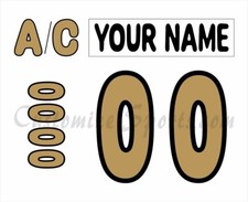 Cleveland Monsters Customized Number Kit For 2025 Pucks and Pierogies Uniform