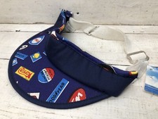 VINTAGE WAVES SURF BEACH VISOR HAT DEADSTOCK NEW Tags RACING THEME