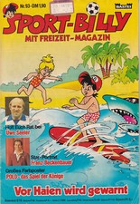 Sport Billy Nr 93 Vor Haien wird gewarnt Bastei 1983