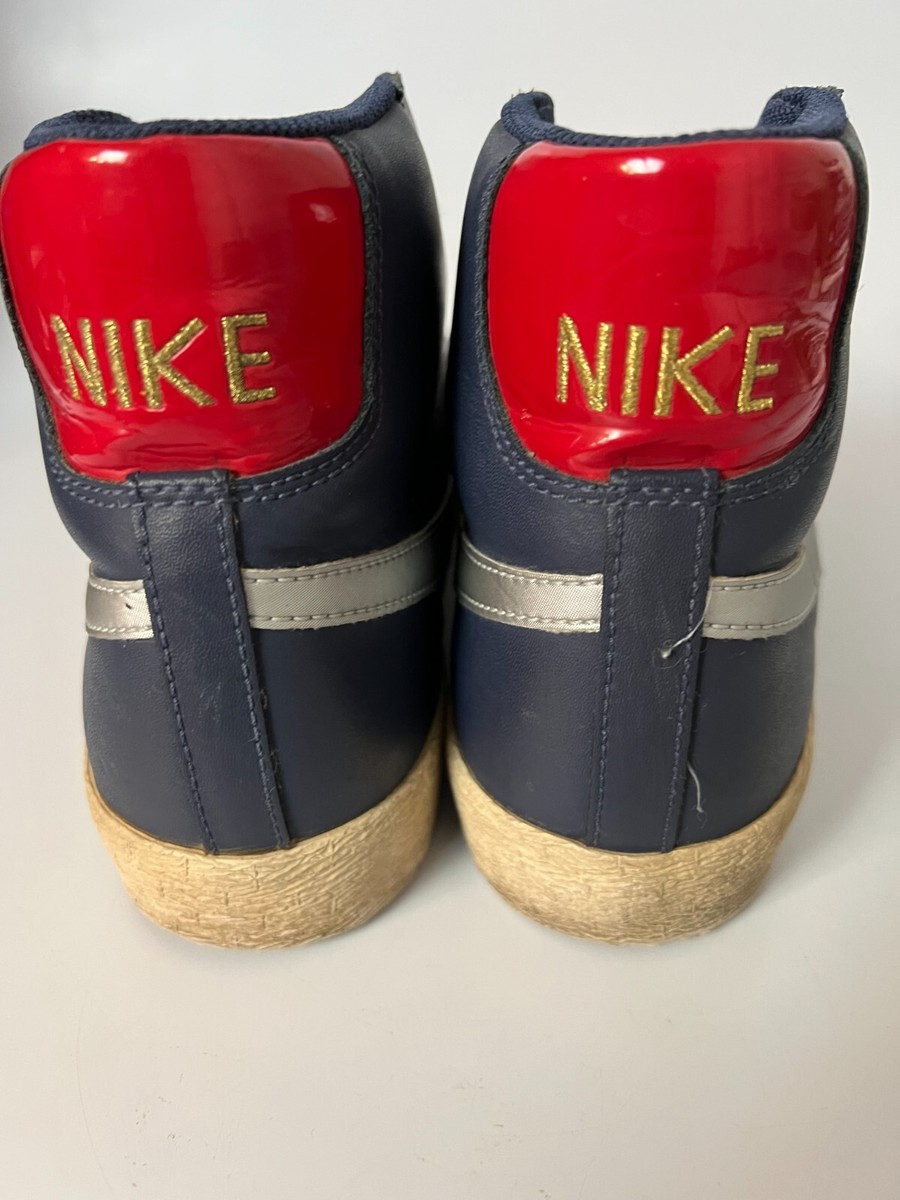 Nike Mens Sneakers Blazer High Midnight Navy 316664-401 Size