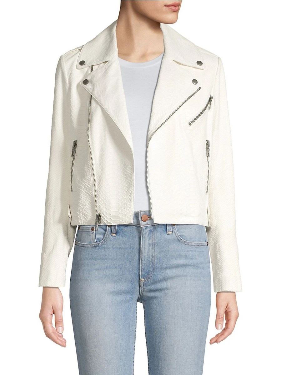White snakeskin cheap jacket