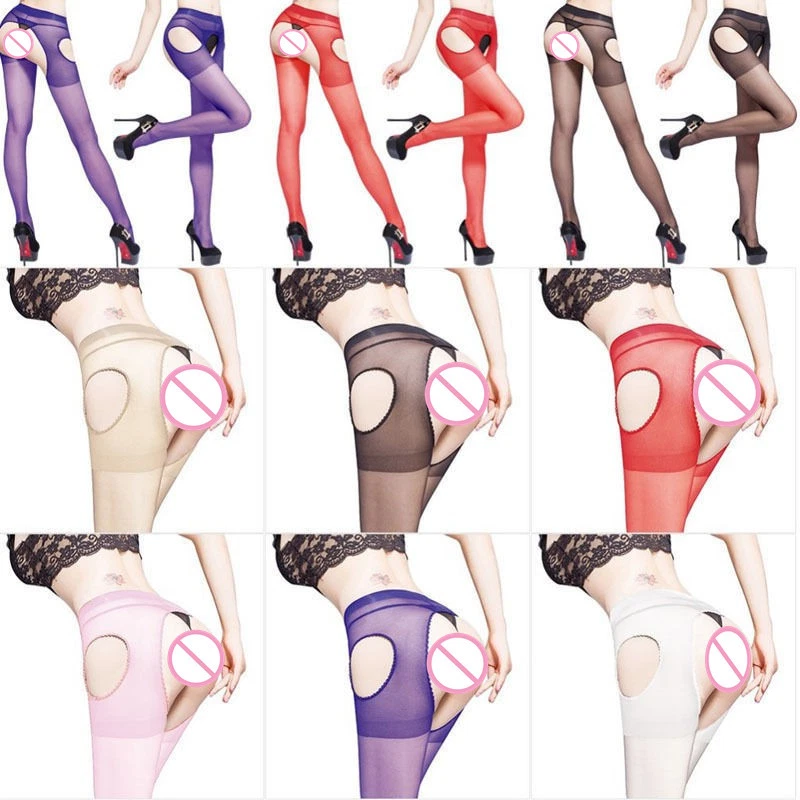 # Sexy Nylon Straps Strumpfhose Dessous Fetisch Strümpfe Stocking vers. Farben - Bild 4 von 4