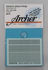 Archer 1/72 - 1/32 Resin Generic Piano Hinge Mix (3 different sizes) AR88095