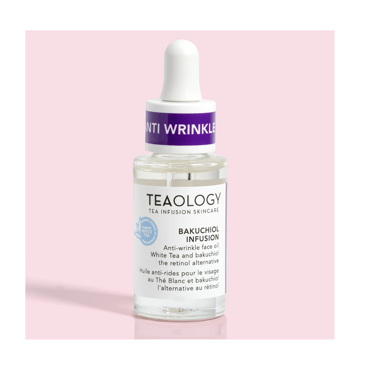 TEAOLOGY SKINCARE BAKUCHIOL INFUSION OLIO SIERO ANTI-RUGHE VISO 15ml TE' BIANCO