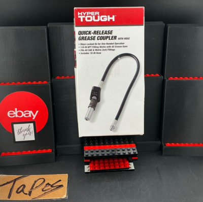 #ad #ad Hyper Touch Steel Pro Locking Coupler w 18quot; Black hose and swivel adaptor $22.33