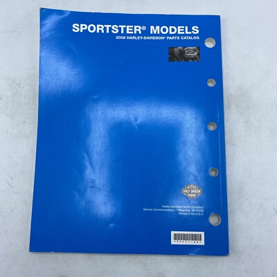 HARLEY-DAVIDSON 2008年 SPORTSTER パーツカタログ 2008 Harley Davidson Sportster Models Parts Catalog Manual 99451