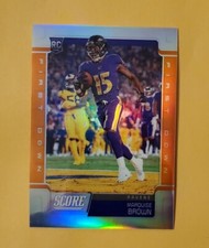 2019 Panini Score Update First Down /10 Marquise Brown #449 Rookie RC SSP 